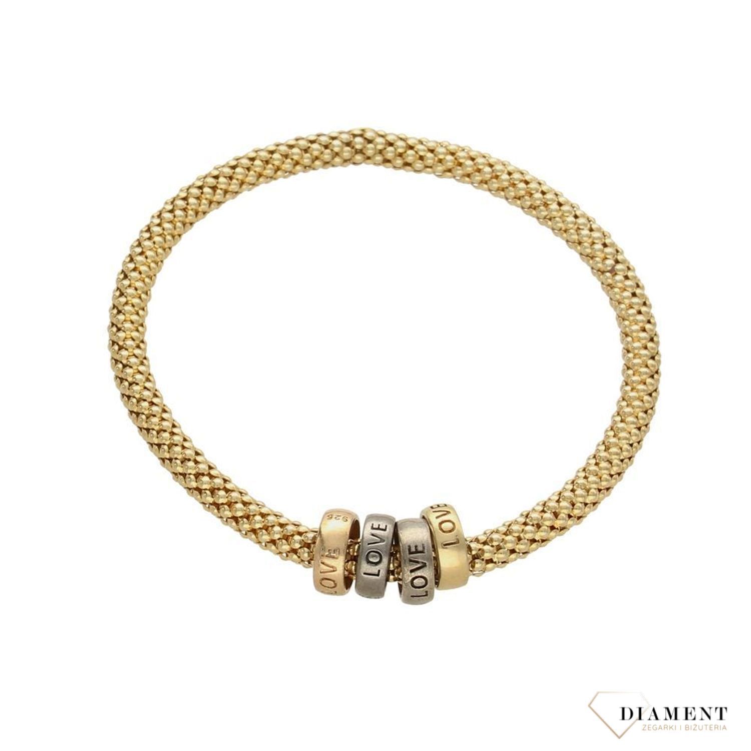 Bransoleta pozłacana z kółeczkami.jpg